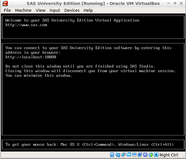 sas university edition vt x is disabled in the bios